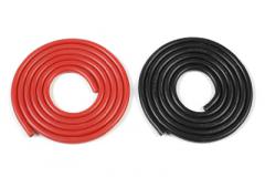 Siliconen-kabel - Superflex - 3,3mm 12AWG - 1050/0.08 Strengen - 1m Rood + 1m Zwart