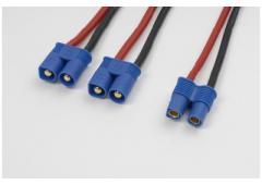 Power Y-kabel - Serieel - EC-3 - 12AWG Siliconen-kabel - 12cm - 1 st