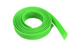 Kabel beschermhoes - Gevlochten - 10mm - Neon Groen - 1m