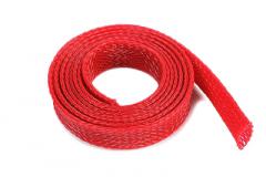 Kabel beschermhoes - Gevlochten - 10mm - Rood - 1m