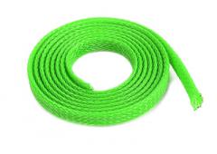 Kabel beschermhoes - Gevlochten - 6mm - Neon Groen - 1m