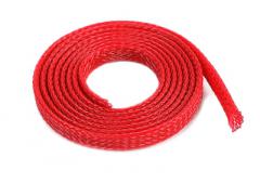 Kabel beschermhoes - Gevlochten - 6mm - Rood - 1m