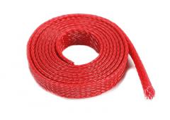 Kabel beschermhoes - Gevlochten - 8mm - Rood - 1m