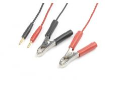 Laadkabel voor loodbatterijen, silicone kabel 18AWG (1paar)