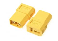 Power adapter XT-60 connector man, Deans connector vrouw. 2 st