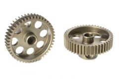 64 DP Motortandwiel - Kort - Gehard staal - 46 Tanden - Motoras dia. 3.17mm