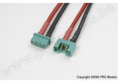 Verlengkabel MPX, silicone kabel 14AWG, 12cm (1st)