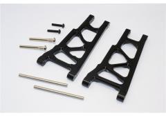 ALLOY FRONT/REAR LOWER ARM - 1PR SET BLACK GPM TRX 1/10 SLASH 4X4 XO-01 STAMPEDE/RUSTLER/HOSS 4X4