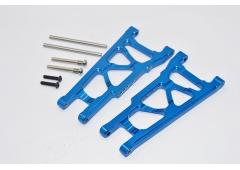 ALLOY FRONT/REAR LOWER ARM - 1PR SET BLUE GPM TRX 1/10 SLASH 4X4 XO-01 STAMPEDE/RUSTLER/HOSS 4X4