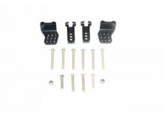 ALU ADJ F+R DAMPER MOUNT MULTIPLE POSITIONING HOLES -16PCS GPM TRX TRX4 BRONCO BLAZER MB G500 BLACK