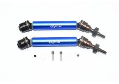 HARDEN STEEL 45 FRONT AXLE W. ALLOY BODY -8PC SET BLUE GPM TRX 1/10 RUSTLER 4X4 HOSS