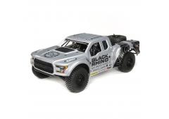 Losi 1/10 King Shocks Ford Raptor Baja Rey 4WD Brushless RTR met SMART Zilver/Zwart