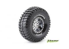 CR-ARDENT - 1-10 Crawler Banden Set - Verlijmd op velg - Super Soft - 1.9" Velgen Zwart