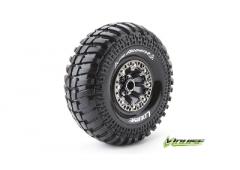 CR-ARDENT - 1-10 Crawler Banden Set - Verlijmd op velg - Super Soft - 2.2" Velgen Zwart