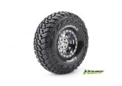 CR-GRIFFIN - 1-10 Crawler Banden Set - Verlijmd op velg - Super Soft - 1.9" Velgen Zwart