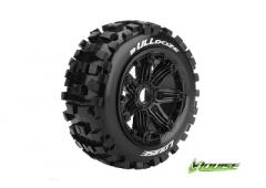 B-ULLDOZE - 1-5 Buggy Banden - Verlijmd op velg - SPORT - Velgen Zwart 24mm - Hex - Voor