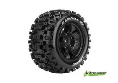 X-UPHILL - X-Maxx Banden Set - Verlijmd op Velg - SPORT - Velgen Zwart - Hex 24mm - 1 Pa