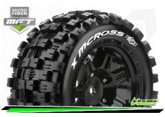 MFT - X-MCROSS - ARRMA Kraton 8S - Mounted - Sport - Black wheels - Hex 24mm - L-T3352BM