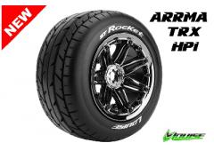 ST-ROCKET - 1-8 Stadium Truck Banden Set - Verlijmd op velg - Sport - 3.8" Beadlock velg