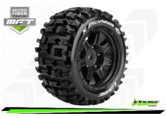 X-PIONEER - KRATON 8S Serie Tire Set - Mounted - Sport - Black Wheels - Hex 24mm - L-T3296BM