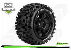 X-UPHILL - KRATON 8S Serie Tire Set - Mounted - Sport - Black Wheels - Hex 24mm - L-T3297BM