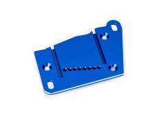 Motor mount cap, 6061-T6 aluminum (blue-anodized)