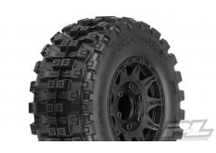 PR10174-10 Badlands MX28 HP 2.8" All Terrain BELTED Truck Tires Mounted for Stampede 2wd & 4wd Front