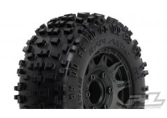 PR1173-10 Badlands 2.8" All Terrain banden gemonteerd voor Stampede / Rustler 2WD en 4WD vooraan en