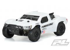 PR3458-15 Voorgesneden Flo-Tek Fusion Bash Armor Body (wit) voor Slash 2wd, Slash 4x4, SC5M, 22SCT e