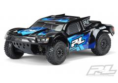 PR3458-18 Pre-Painted / Pre-Cut Flo-Tek Fusion (Black) Body voor Slash 2wd, Slash 4x4, SC6.1, 22SCT,