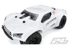 PR3498-15 Pre-Cut Monster Fusion Bash Armor Body (wit) voor Slash 2wd & Slash 4x4 met 2.8" MT-banden