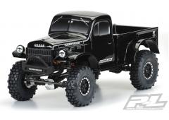 PR3499-18 1946 Dodge Power Wagon, robuuste (zwarte) carrosserie voor 12,3 inch (313 mm) wielbasis cr