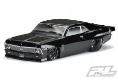 PR3531-18 1969 Chevrolet Nova Tough-Color (zwart) Body voor Slash 2wd Drag Car & AE DR10