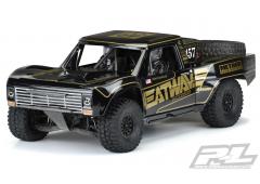 PR3547-18 Pre-Painted / Pre-Cut 1967 Ford F-100 Race Truck Heatwave Edition (Black) Body for Unlimit