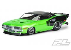 PR3550-00 1972 Plymouth Barracuda Clear Body voor Slash 2wd Drag Car & AE DR10