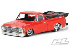 PR3557-00 Chevy C-10 transparate body uit 1972 voor Slash 2wd Drag Car en AE DR10 (met trimmen)