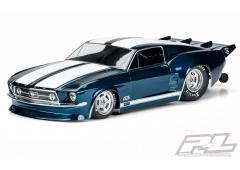 PR3573-00 1967 Ford Mustang Clear Body voor Losi 22S No Prep Drag Car, Slash 2wd Drag Car & AE DR10