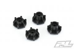 PR6354-00 6x30 naar 12 mm zeskantadapters (smal) voor Pro-Line 6x30 SC Wielen