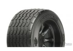 PRO10139-18 VTA Rear Tires (31mm) Mounted on Black Wheels for VTA Class