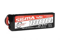 1800 mAh - 2S1P - 7.4V - XT-60 - Li-Po Batterypack - Sigma 45C