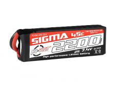 2200 mAh - 2S1P - 7.4V - XT-60 - Li-Po Batterypack - Sigma 45C