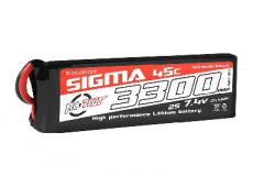 3300 mAh - 2S1P - 7.4V - XT-60 - Li-Po Batterypack - Sigma 45C