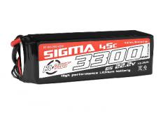 3300 mAh - 6S1P - 22.2V - XT-60 - Li-Po Batterypack - Sigma 45C