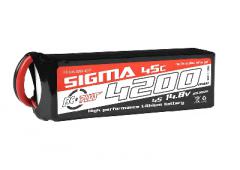 4200 mAh - 4S1P - 14.8V - XT-60 - Li-Po Batterypack - Sigma 45C