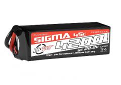 4200 mAh - 6S1P - 22.2V - XT-60 - Li-Po Batterypack - Sigma 45C