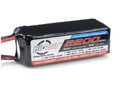 2200Mah 35C 6S1P 22,2V LiPo Batterypack, Deans Conn.