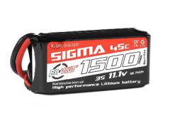 1500 mAh - 3S1P - 11.1V - XT-60 - Li-Po Batterypack - Sigma 45C
