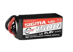 1500 mAh - 4S1P - 14.8V - XT-60 - Li-Po Batterypack - Sigma 45C