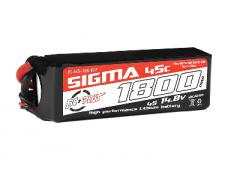 1800 mAh - 4S1P - 14.8V - XT-60 - Li-Po Batterypack - Sigma 45C