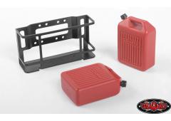 RC4WD 1/10 Dual Portable Jerry Cans met houder